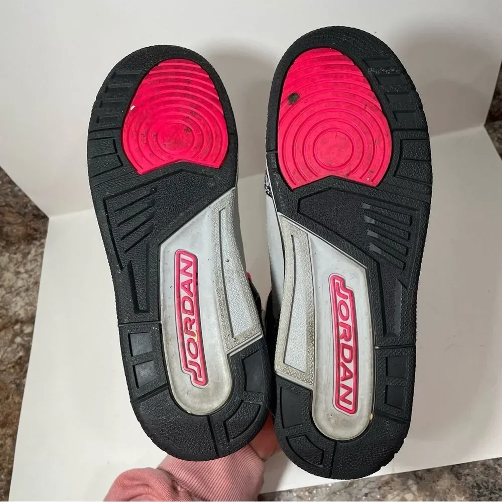 Jordan Pink Patterned Athletic Sneakers